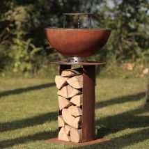 Masuria - Brasero Plancha Stilo Ø600 - - Corten