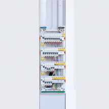 Ohmtec - Gaine Technique De Logement (gtl) Évolutive H260 X L25 X P6.5cm 13 Modules