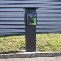 Borne De Recharge Double 7.4kw Avec Controleur De Charge Et Protection Électrique Ohmtec - Bricolage Direct