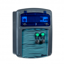 Nalto - Coffret Piscine Filtration + Éclairage + Traitement De L'eau - Anthracite et vitre bleutée