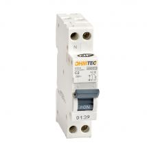 Ohmtec - Disjoncteur 1p+n 2a 4.5ka/6ka Nf
