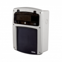 Ohmtec - Tableau Nu Étanche 13 Modules Ip65 - Gris avec vitre noire