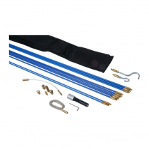 Ohmtec - Set De 10 Tiges Tire Câble En Fibre De Verre + Accessoires Et Housse De Rangement