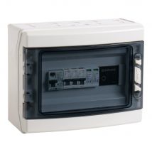Ohmtec - Coffret Photovoltaïque Ac 4.5kw + Enphase - Coffret gris et vitre fumée