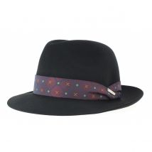 Chapeau fedora Borsalino Brescia - 56 cm - Feutre poil - Italie