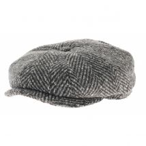 Casquette hatteras Herringbone gris - Stetson - Gris - 56 cm - Laine - République Tchèque