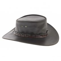 Chapeau Eureka cuir marron - Jacaru - 57-59 cm - Cuir - Australie