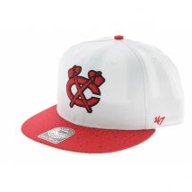 Casquette visière plate - Chicago Blackhawks - 47 Brand - Blanc - Taille unique - Coton - Chine