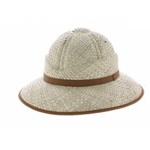 Chapeau colonial - Traclet - Beige - 60 cm - Paille - France