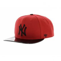 Casquette NY rouge/noire - 47 Brand - Taille unique - laine/8acrylique - Chine