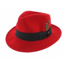 Chapeau Fedora Rouge Pachuco - Jaxon