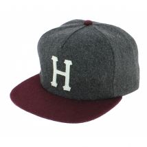 Casquette Strapback Wool Classic Laine Bicolore - HUF - HUF - Gris - Taille unique - polyester/laine - Etats Unis d'Amérique