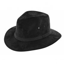 Chapeau Traveller Flinder Cuir Noir - Traclet