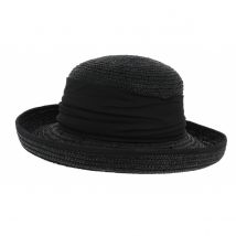 Chapeau Breton Lilwenn Paille Naturelle Noir - Seeberger - Taille unique - Paille - Chine