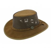 Chapeau Australien Foldaway Cooler Camel - Barmah - XXL - 62/63 cm - Cuir - Australie