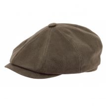 Casquette hatteras chevrette stetson beige - Stetson - Beige - 61 cm - Cuir - Allemagne