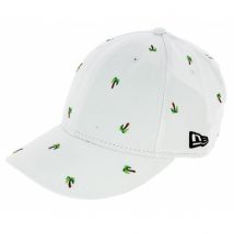 Casquette Baseball Fitted Palmtree Coton Blanc - New Era - 57.7 cm - Coton - Chine