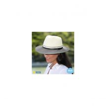 Chapeau Traveller Héritage Bicolore Blanc / Noir - Rigon Headwear - 58 cm - polyethylene - Chine