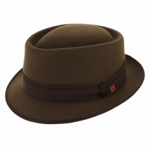 Chapeau Trilby Rostock Feutre Laine Marron - Mayser - M - 56/57 cm - feutre laine - Slovaquie
