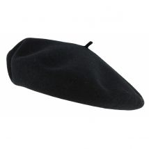 Béret Basque Pure Laine Imperméable Noir - Élosegui