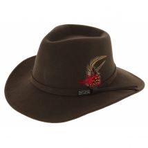 Chapeau Traveller Riverhat Feutre Laine Marron - Hatland