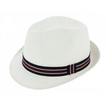 Chapeau Enfant Carpinetto Paille Papier Blanc - Crambes
