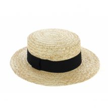 Canotier Paille Naturelle Traclet - 58 cm - Paille - Italie