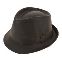 Chapeau Trilby Tycoon Coton Marron - Aussie Apparel
