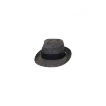 Chapeau Trilby Wilshire Noir Paille - Bailey - M - 56/57 cm - Polyestère - Chine