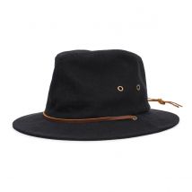 Chapeau Fedora Penn Coton Noir - Brixton - 56 cm - Coton - Chine