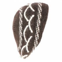 Béret / Bonnet Tricot Angora Lecce Marron - Traclet - Taille unique - Angora /Polyamide/Laine - Italie