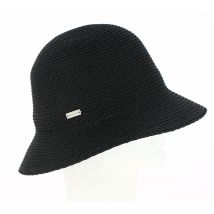 Chapeau Cloche Paille Gossamer Noir - Betmar - Taille unique - paille papier/polypropylène/polyester - Chine