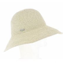 Capeline Marie Cossamer Beige - Betmar - Taille unique - paille papier/polypropylène/polyester - Chine