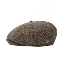 Casquette Brood Herringbone Chevron Marron Brixton - 62 cm - Polyester/laine - Chine