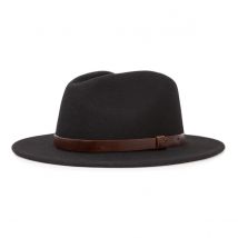 Chapeau Fedora Messer Feutre Laine Noir Brixton - 62 cm - Feutre laine - Chine