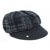 Casquette Gavroche Tartan Bleu Marine Traclet
