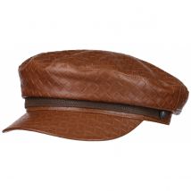 Casquette marin Paragold Cuir Marron Stetson - M - 56/57 cm - Cuir - Allemagne