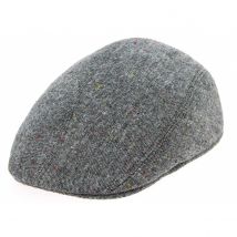 Casquette Bombée Brighton Laine Grise Crambes - 59 cm - coton/poly-acrylique/laine/polyester/autres fibres - France