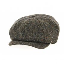 Casquette JP Tweed Laine Marron Hanna Hats - L - 58/59 cm - Laine - Irlande