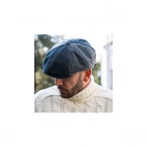 Casquette Essen Patchwork Laine Gris/Noir Traclet