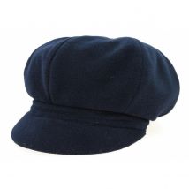 Casquette Gavroche Polaire Jeffi Bleu Marine Crambes - Taille unique - Polyester - Italie