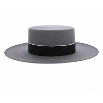 Chapeau Cordobes Andalou Feutre Gris - 55 cm - Feutre laine - Espagne