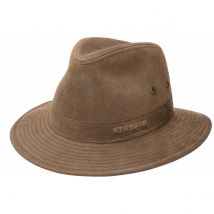 Chapeau Traveller Coton Marron Stetson - XL - 60/61 cm - Coton/Polyester - Sri Lanka