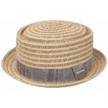 Chapeau Porkpie Toyo/Viscose Naturel Stetson - M - 56/57 cm - Viscose - Chine