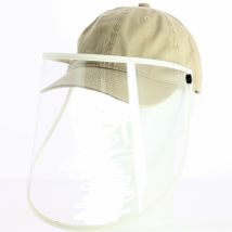 Casquette avec visiere de protection