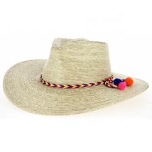 Chapeau Traveller Malibu Paille Traclet - Taille unique - Feuille de Palmier - Mexique