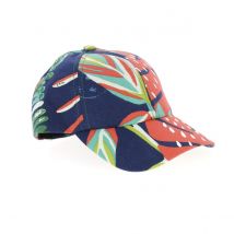 Casquette Baseball oiseau sur fond Marine Coton Le Chapoté Paris - M - 56/57 cm - Coton - Europe