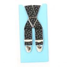 Bretelles fantaisie Caloire Noir Traclet