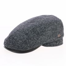 Casquette Bombée Xavier Laine Chevron Grise - Göttmann - 56 cm - laine /polyamide/coton - République Tchèque