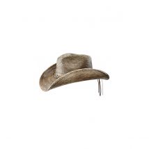 Chapeau Cowboy Monterrey paille - Stetson - S - 54/55 cm - paille de mais - Mexique